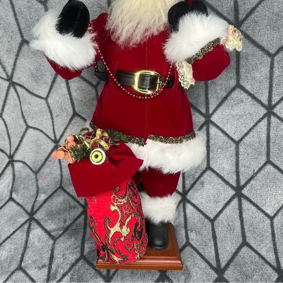 2ft Vintage Standing Santa with Toy Sack - Picture 7 of 9